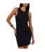 Robe Courte Sans Manches Femme Noir Brave Soul-2