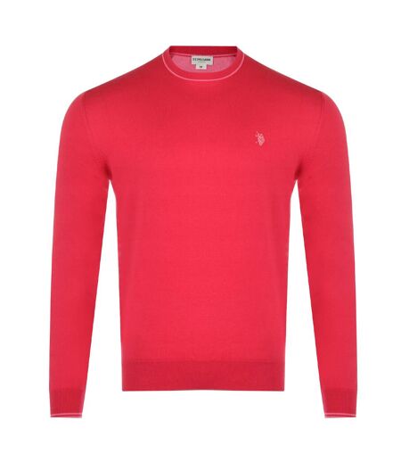 Sweat Motif/style Logo Brodé Homme Rose U.S. Polo