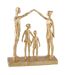 Statuette Famille Jouant Brady 29cm Or-1