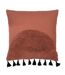 Radiance cushion cover 45cm x 45cm brick red Furn