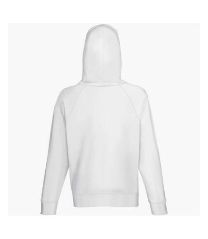 Fruit Of The Loom Mens Lightweight Hooded Sweatshirt / Hoodie (240 GSM) (White) - UTBC2654