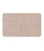 Tapis Déco Imprimé Modul 45x75cm Naturel & Blanc-1