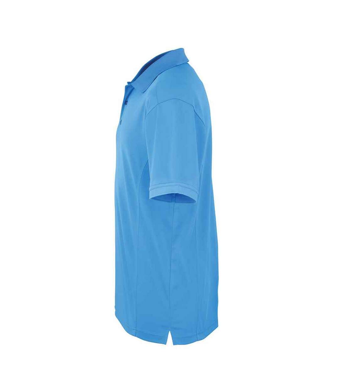Mens coolchecker pique polo shirt sapphire blue Premier-3