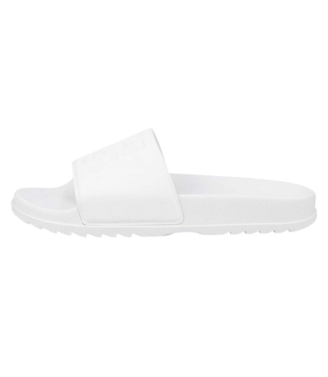 Claquettes Motif/style Logo Empilé Match It Femme Blanc Hugo Boss-2