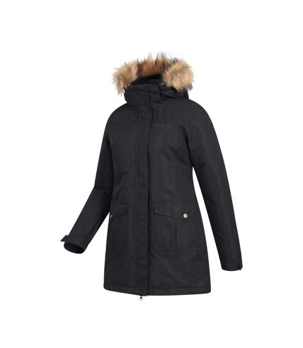 Mountain Warehouse Womens/Ladies Tarka II Long Padded Jacket (Black) - UTMW1942