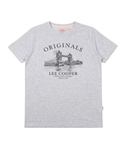 T-Shirt gris homme lee cooper lcn820