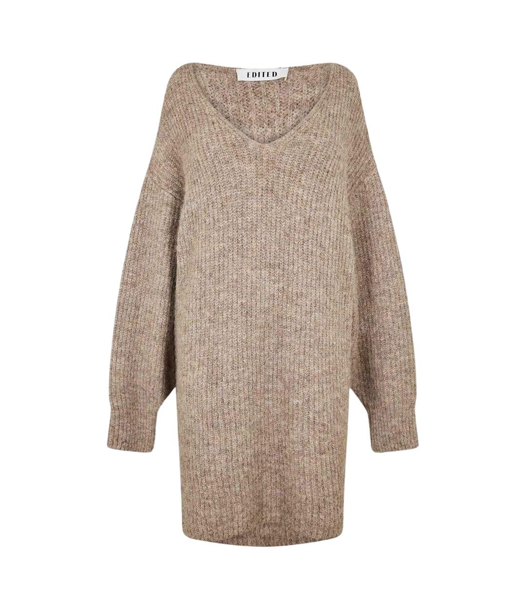 Robe Pull Femme Taupe Edited-1