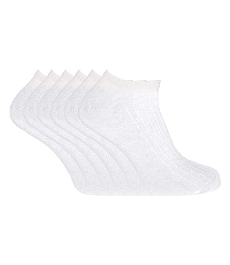 6 Pack Ladies Ankle Low Cut 100% Soft Cotton Socks