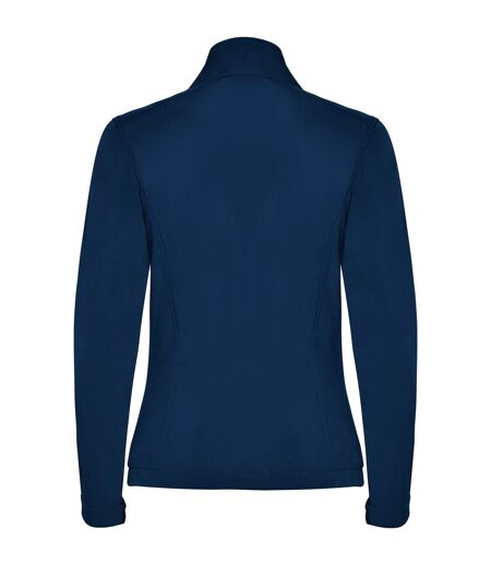 Womens/ladies Nebraska Soft Shell Jacket Navy Blue Roly