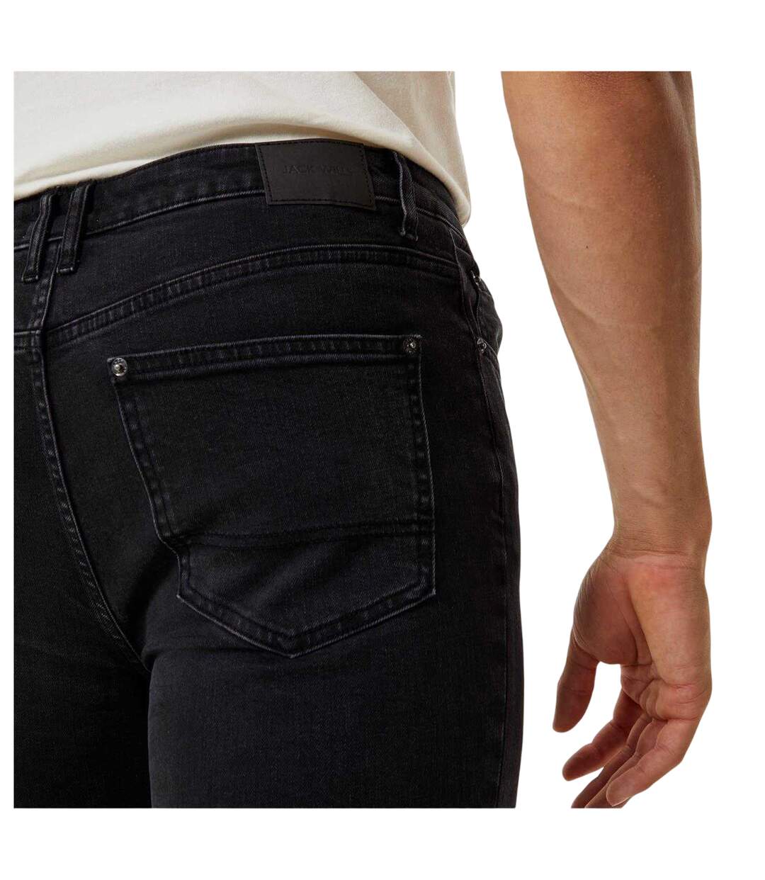 Jean Homme Noir Délavé Jack Wills-3