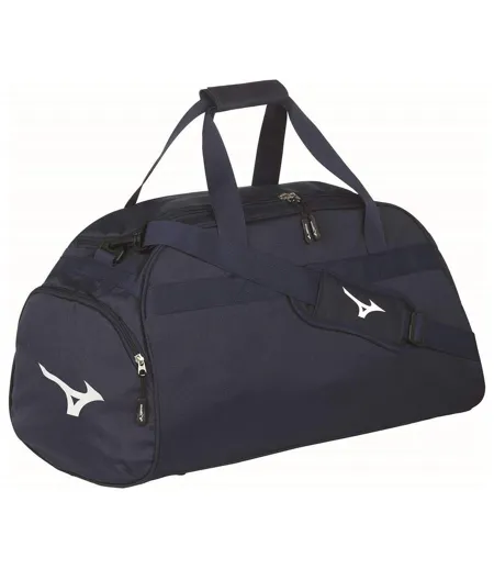 Sac De Sport Motif/style Logo 32 Cm X 60 Cm X 32 Cm Bleu Marine Mizuno