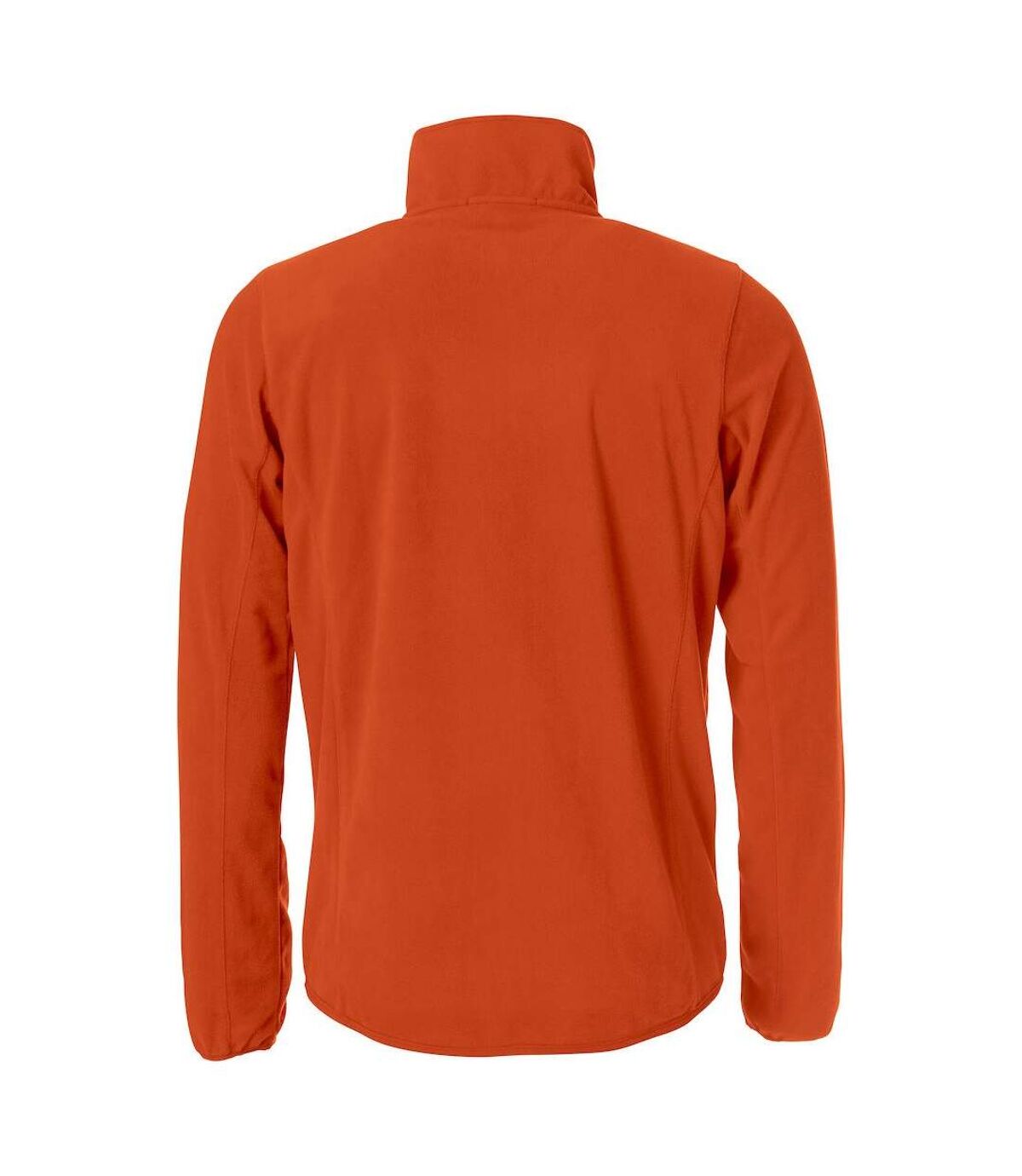 Clique Mens Basic Microfleece Fleece Jacket (Blood Orange)
