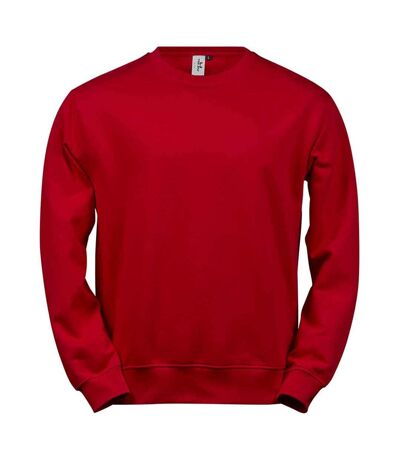 Tee Jays Mens Power Organic Sweatshirt (Red) - UTPC4713