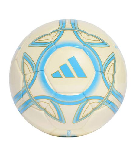 Mini Ballon De Foot Messi Taille 1 Beige Bleu Clair Adidas