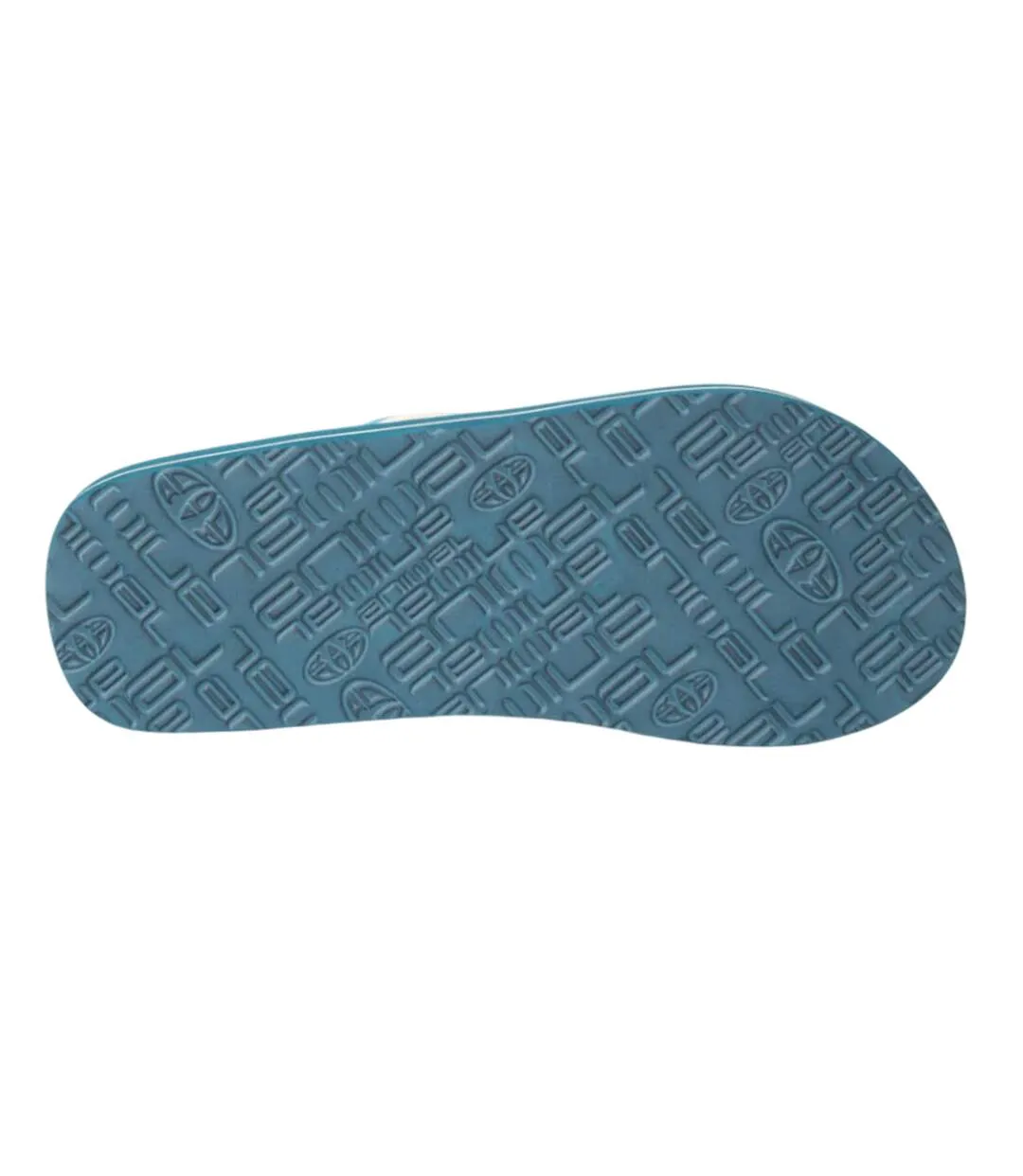 Womens/ladies Swish Patterned Flip Flops Turquoise Animal-3