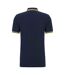 Polo Motif/style Rayures Contrastées Paul Homme Bleu Marine Jaune Or Boss-3