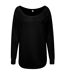 T-shirt Manches Longues Femme Noir Mantis-2