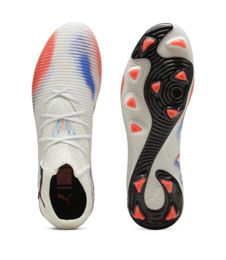 Mens Future 8 Pro Artificial Ground Football Boots White Black Red Puma