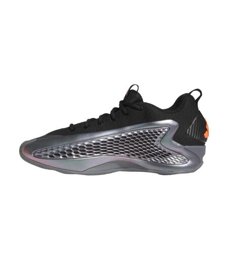 Mens Anthony Edwards Textured Lace Up Basketball Shoes Iron Adidas