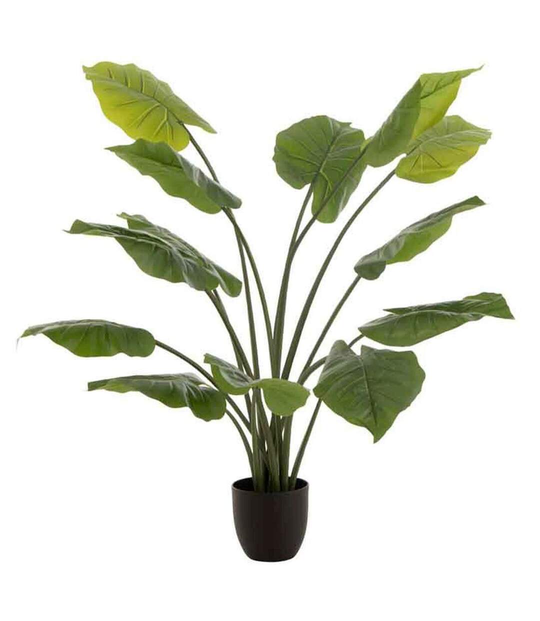 Plante Artificielle Taro Sauvage 123cm Vert-1