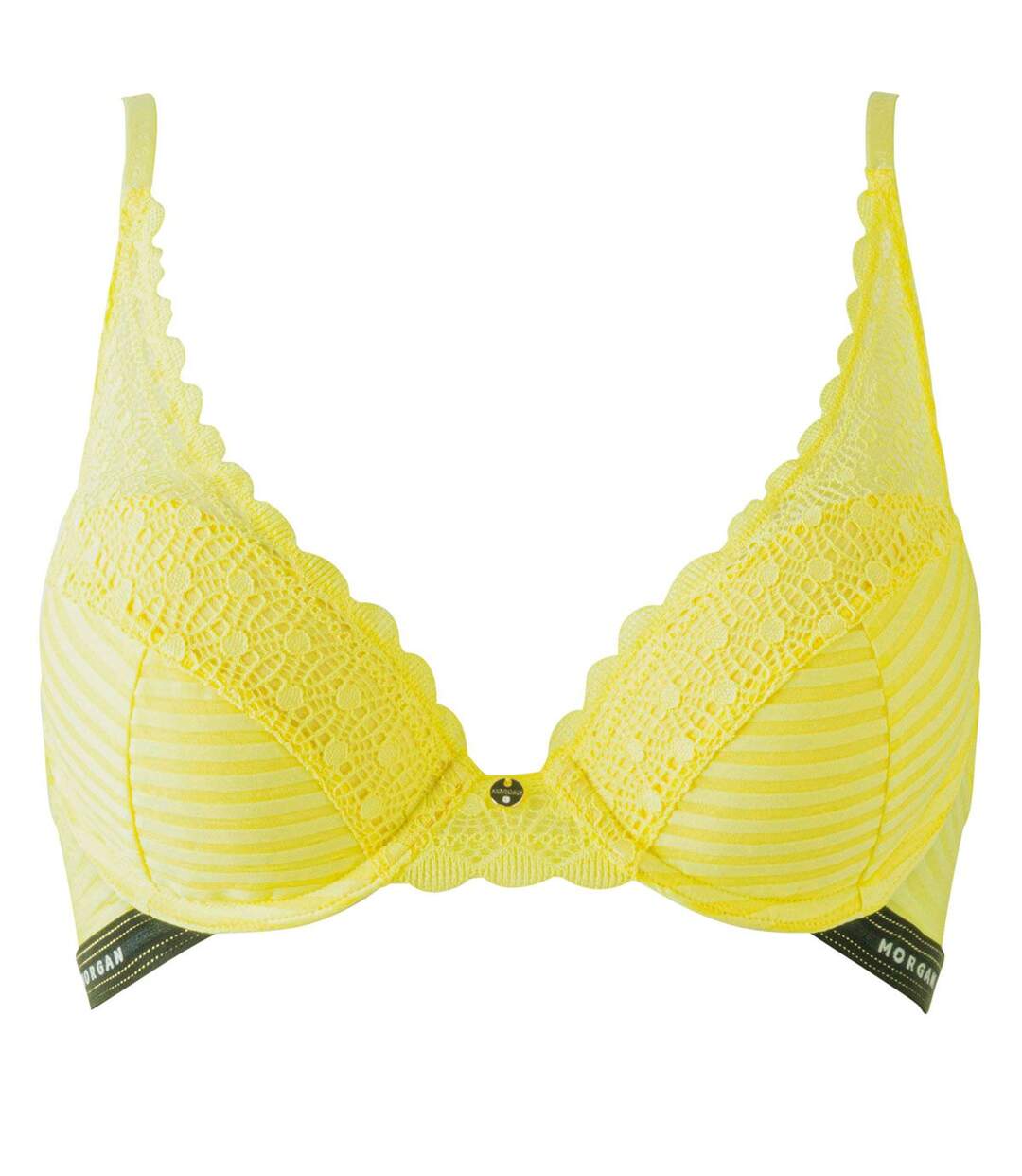 Soutien-gorge ampliforme coque moulée jaune Lily