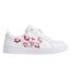 Womens/ladies Floral Leather Trainers White Ted Baker-1