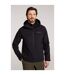 Mens Radius Recycled Soft Shell Jacket Black Mountain Warehouse-1