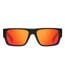 Lunettes De Soleil Motif/style Rectangulaire Taille Unique Noir Orange Hugo Boss-1
