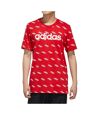T-shirt Rouge Homme Adidas FAV