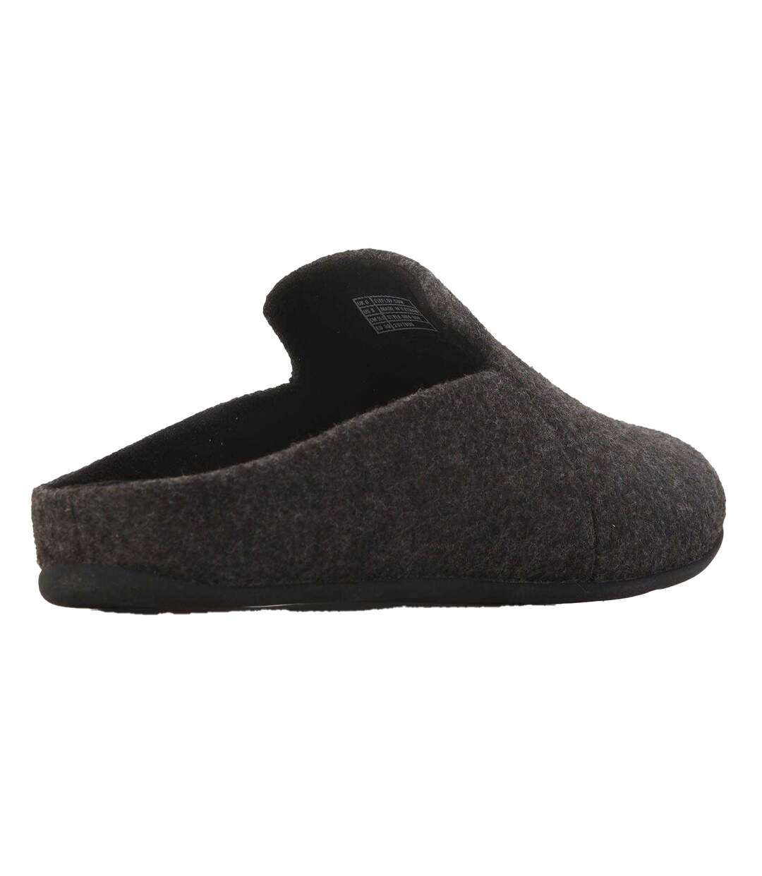Womens/ladies Chrissie Ii Haus E01 Felt Slippers Black FitFlop-2