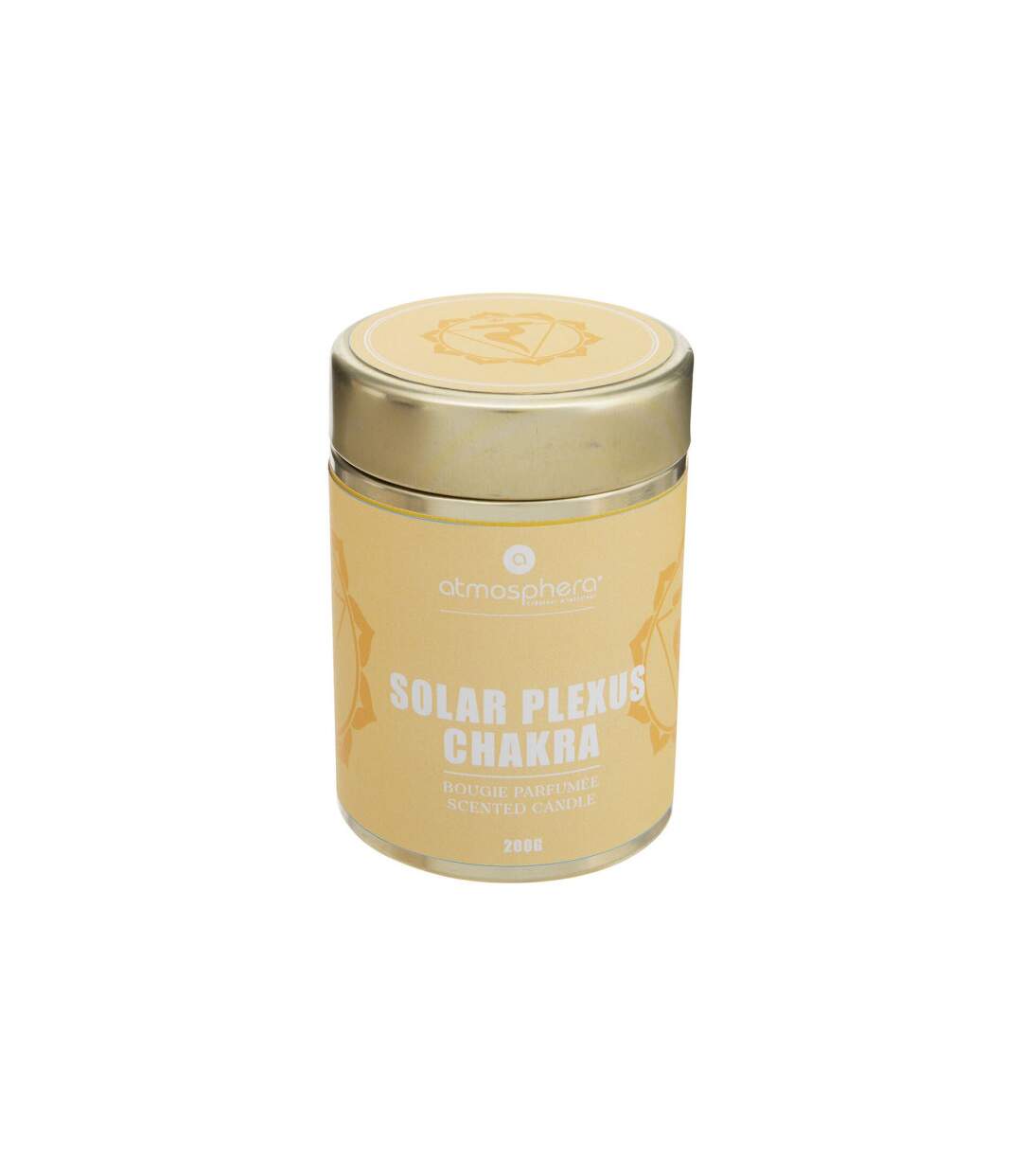 Bougie Parfumée Chakra 200g Jaune Plexus Solaire-1