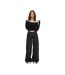Haut Manches Longues Motif/style Paillettes Femme Noir Urban Classics-1