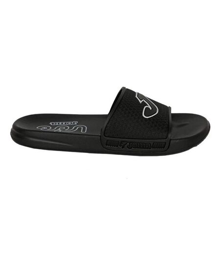 Mens S.island Logo Flip Flops Black Joma