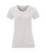 Fruit Of The Loom Womens/Ladies Iconic T-Shirt (White)