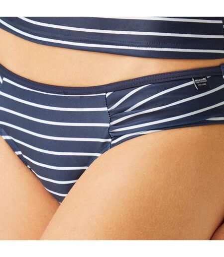 Bas De Maillot De Bain Aceana Femme Bleu Marine Blanc Regatta