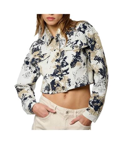 Veste blanche/beige/noire femme kaporal kp viv - l