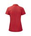 Womens/ladies Pique Polo Shirt Red Projob-2