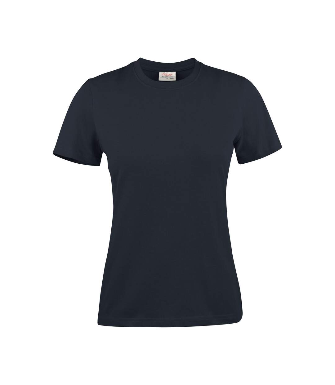 Womens/ladies Heavy T-shirt Dark Navy Printer-2