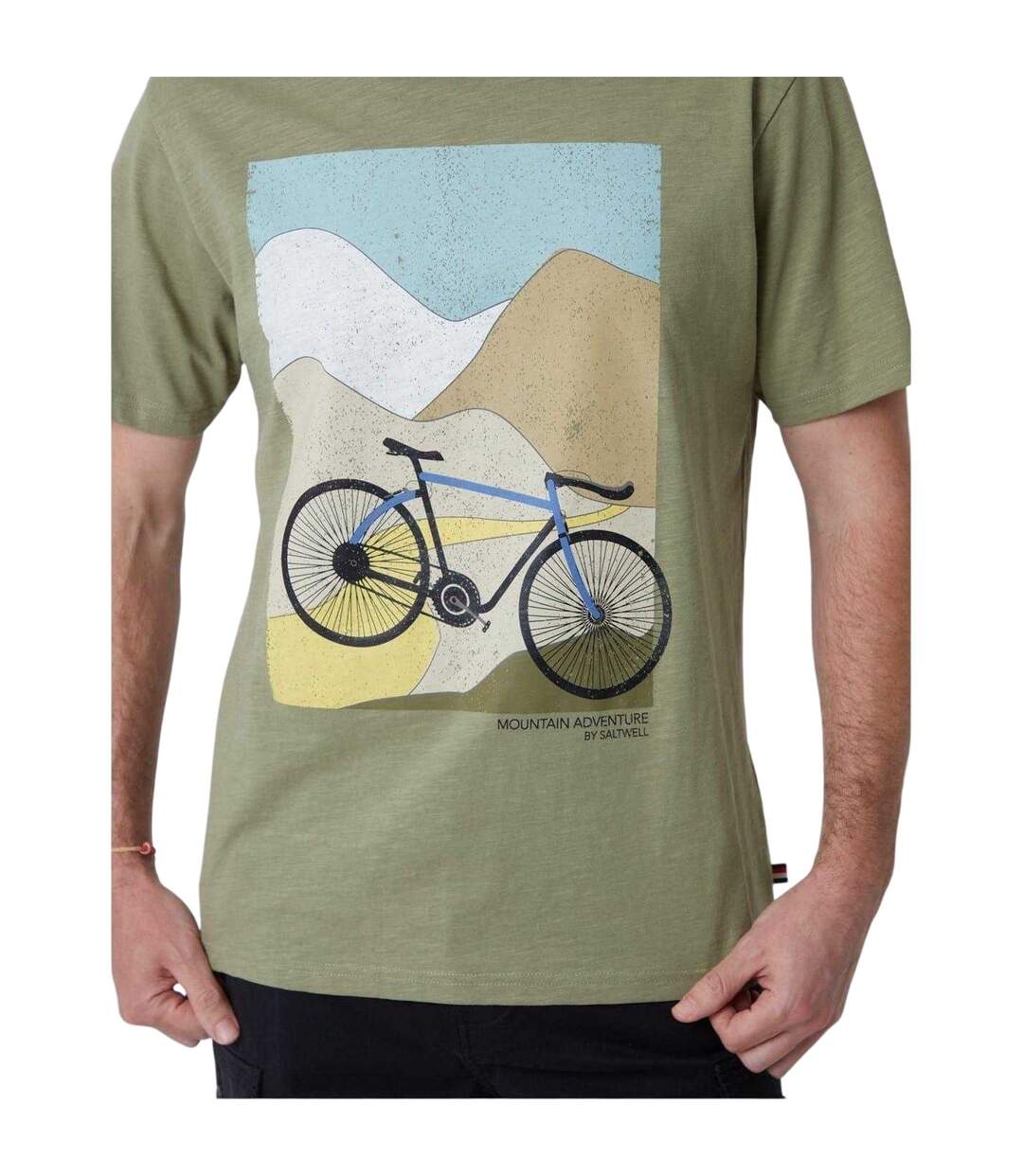 Mens Gldhanger Graphic T-shirt Sage Saltwell-4