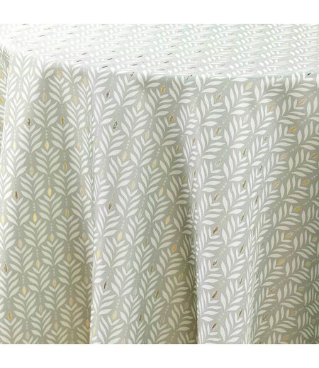 Nappe Ronde Imprimé Piana 180cm Sauge