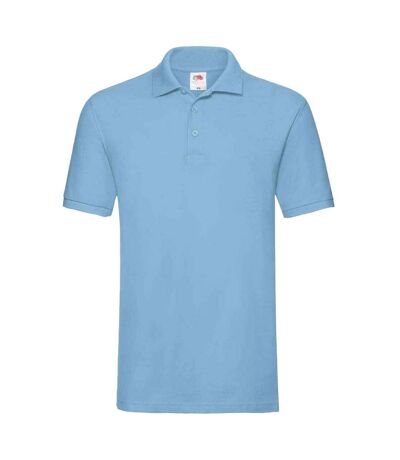 Polo manches courtes homme bleu ciel Fruit of the Loom