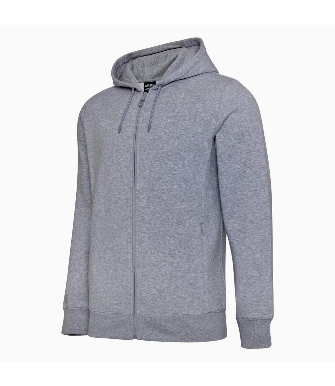 Mens Club Leisure Full Zip Hoodie Royal Blue White Umbro-2