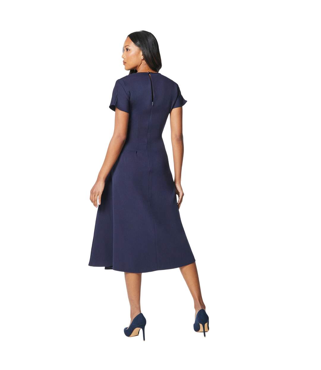 Robe mi-longue femme bleu Principles