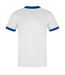 Mens Retro Polyester V Neck T-shirt White Leeds United FC-3