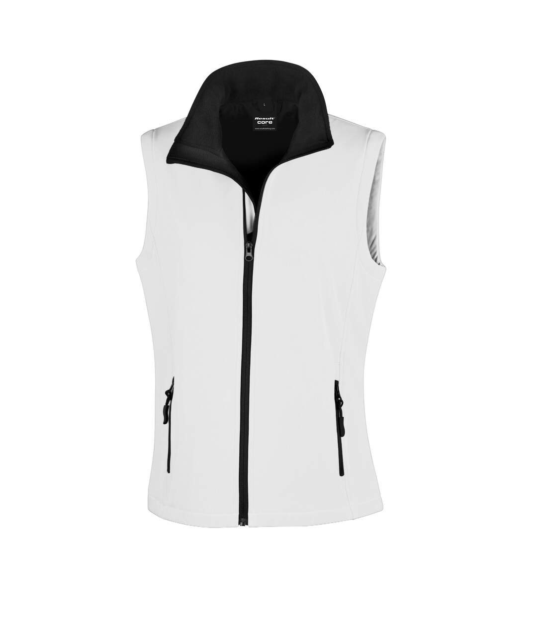 Result - Veste softshell sans manches - Femme (Blanc/Noir) - UTRW3698