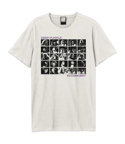 T-shirt in concert adulte vieux blanc Amplified