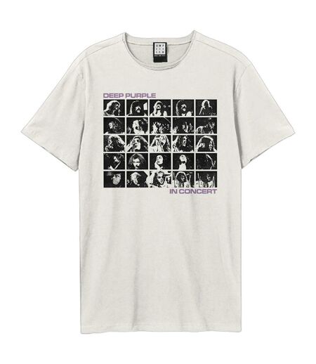 T-shirt in concert adulte vieux blanc Amplified