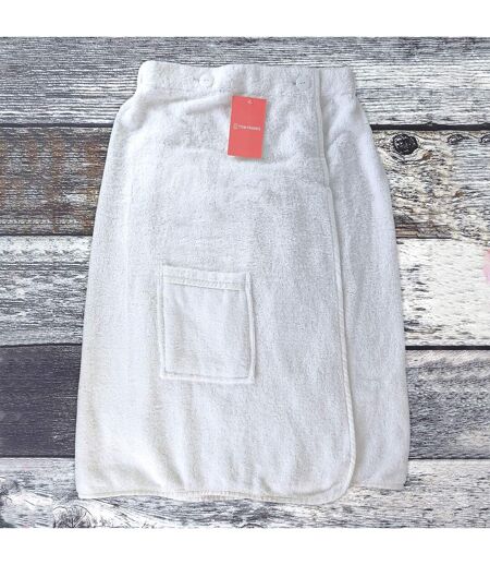 Enveloppe de serviette de bain spa en tissu éponge 100 % coton pour dames