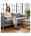 OZABI Chaussons Femme Fermés, Suédine Unie, Nœud, Intérieur Fourré-5