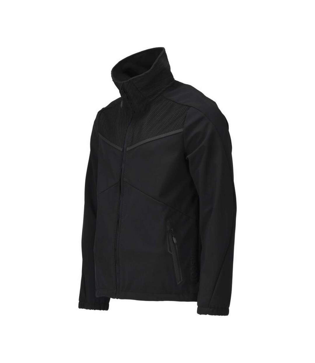 Mens Customised Soft Shell Jacket Black Mascot-3
